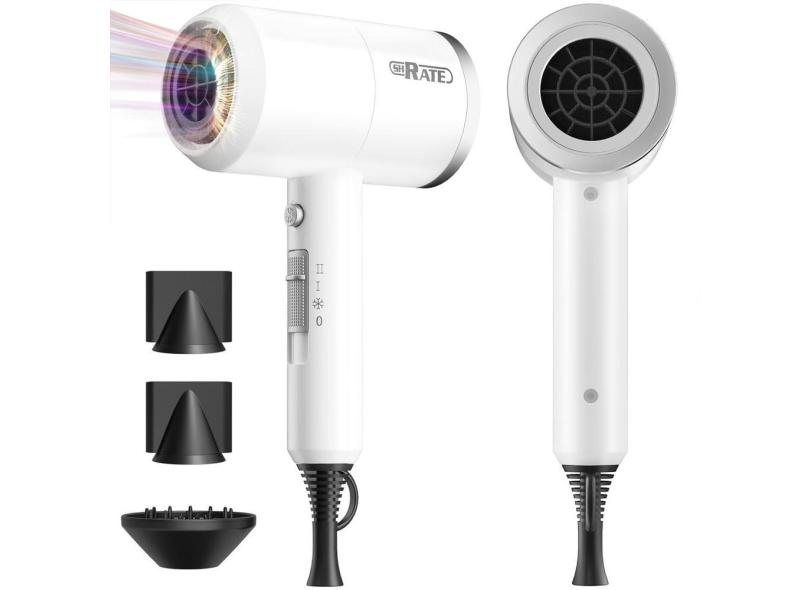Secador de cabelo shrate Lightweight Ionic 1800W com difusor Travel
