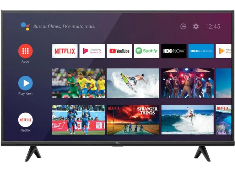 Smart TV TV LED 43" TCL 4K 43P615 3 HDMI