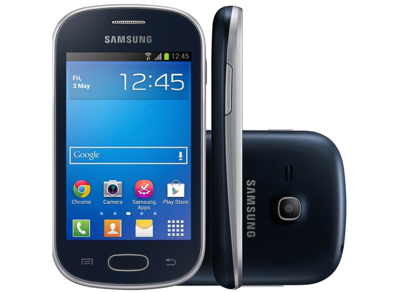 Smartphone Samsung Galaxy Fame Lite GT-S6790 Câmera 3,0 MP 4GB Android 4.1 (Jelly Bean) Wi-Fi 3G