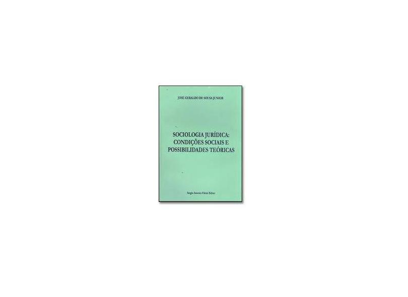 Sociologia Jurídica. Condições Sociais e Possibilidades Teóricas - José Geraldo De Souza Jr. - 9798575252009