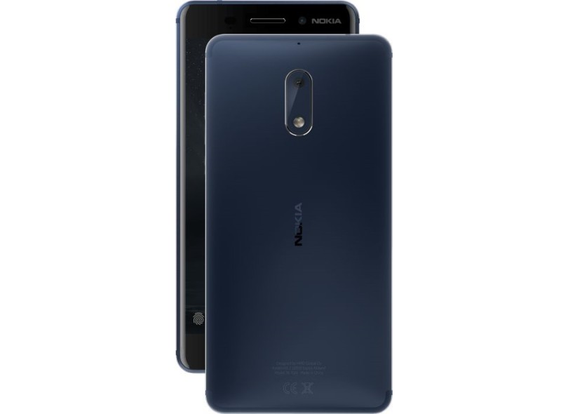 Smartphone Nokia 6 32GB 16,0 MP Android 7.1 (Nougat) 3G 4G Wi-Fi