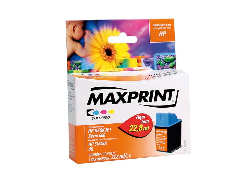 Cartucho Colorido Maxprint C6657A