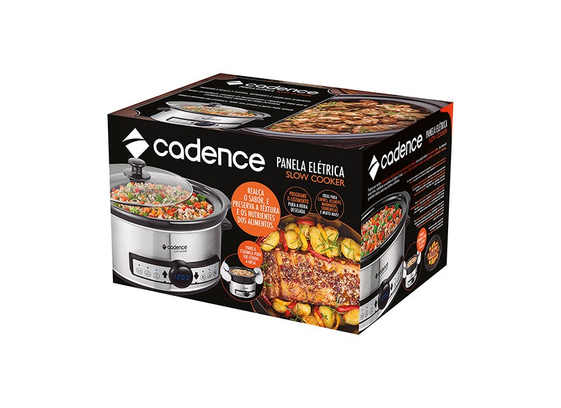 Panela Elétrica - Cadence Slow Cooker PAN800