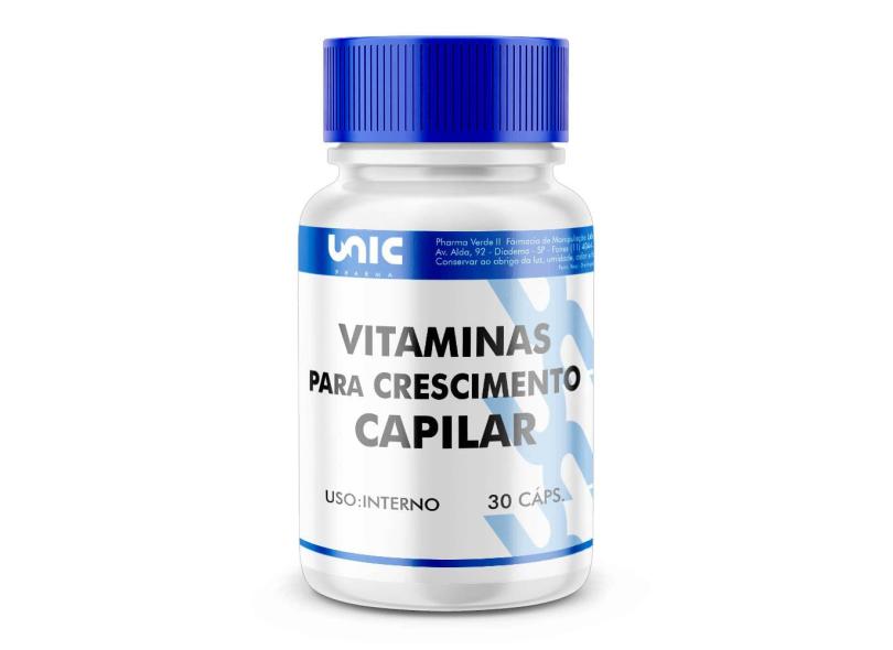 Vitaminas para Crescimento Capilar - 30cáps