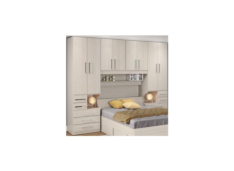 Guarda-Roupa Casal 8 Portas 10 Gavetas 1223S Móveis Ilan