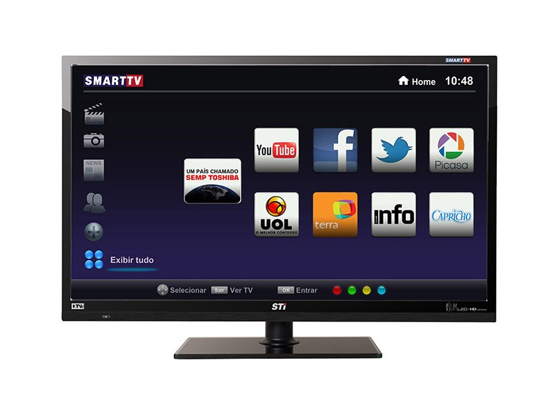 TV LED 32" Smart TV Semp Toshiba 3 HDMI Conversor Digital Integrado LE3257i