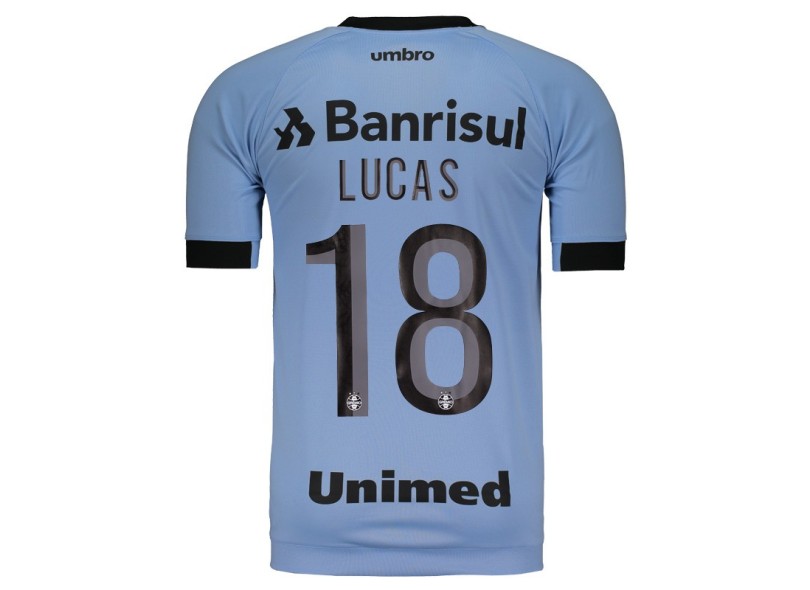 Camisa Torcedor Grêmio II 2017/18 Com Nome e Número Umbro