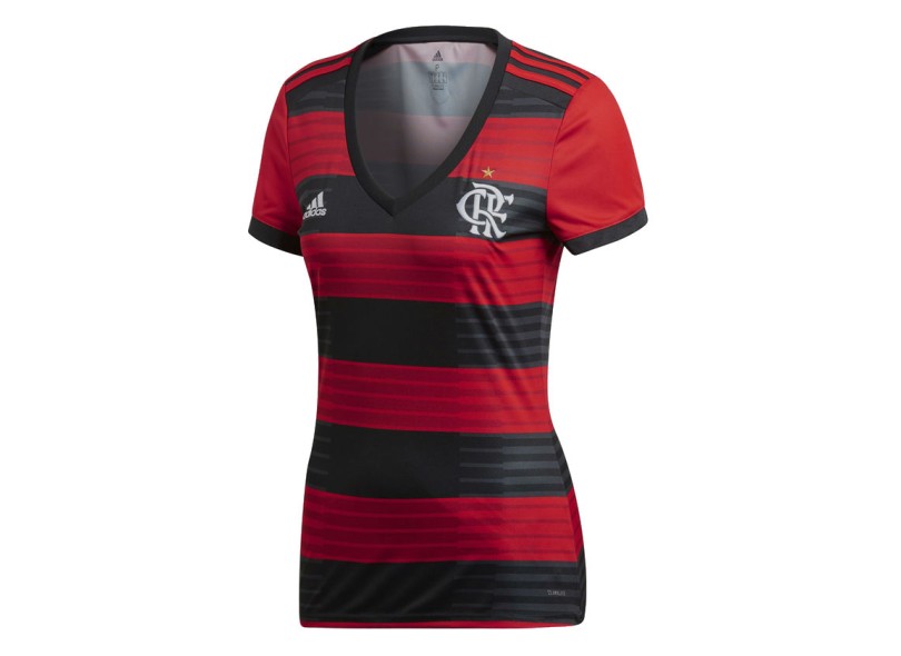 Camisa Feminina Flamengo I 2018/19 Adidas