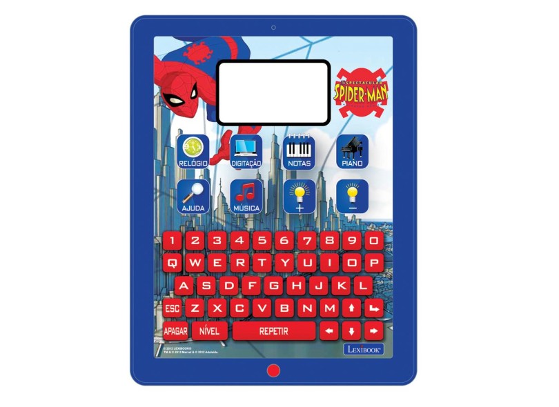 Laptop Infantil Homem Aranha Bangtoys Smartpad