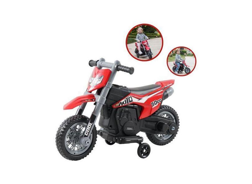 Mini Moto Elétrica Infantil Cross Até 25Kg Som 2-3 Km/H Importway