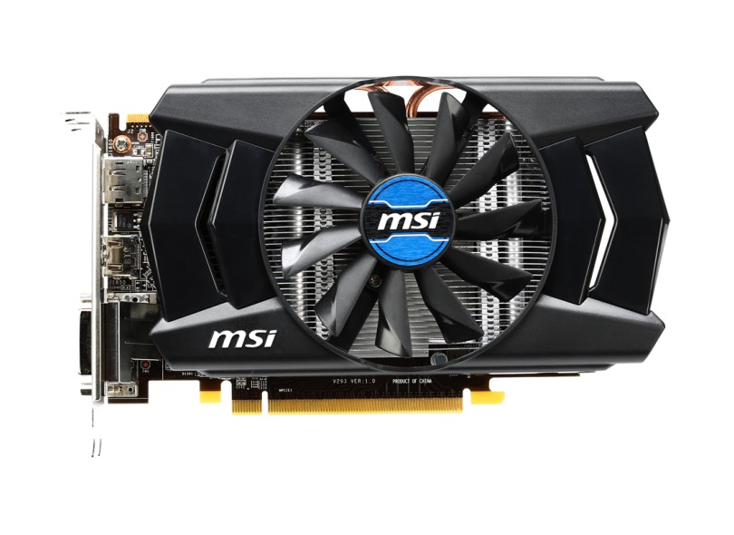 Placa de Video ATI Radeon R7 260X 2 GB DDR5 128 Bits MSI R7 260X 2GD5 OC