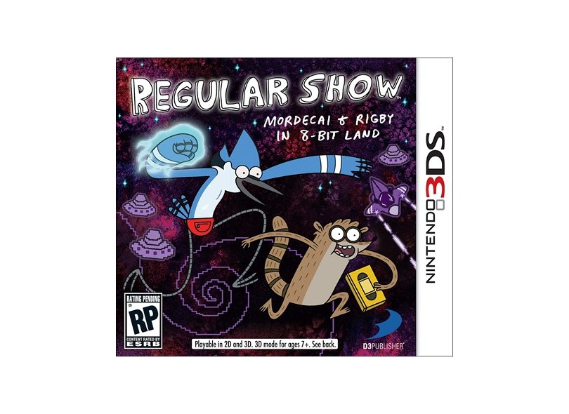 Jogo Regular Show: Mordecai & Rigby in a 8-bit Land D3 Publisher Nintendo 3DS