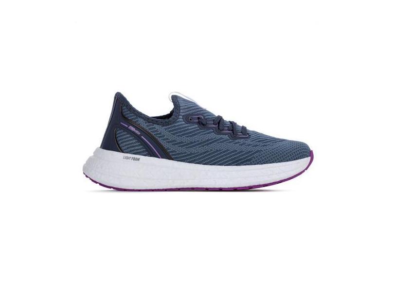 Tênis Actvitta Gaspea Loc Omega Cinza E Roxo - Feminino em Promoção é ...