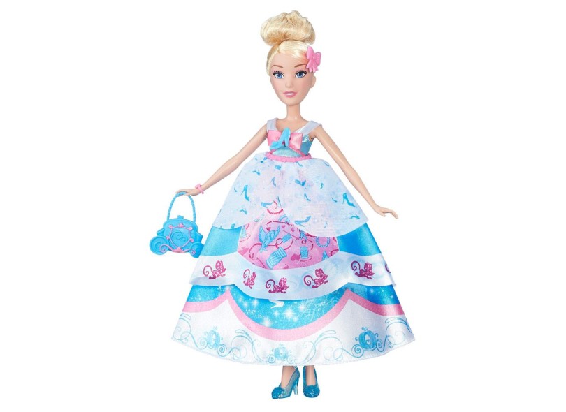 Boneca Princesas Disney Lindos Vestidos Princesa Cinderela Hasbro
