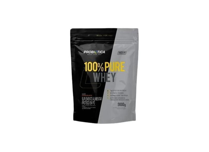 100% Pure Whey Refil Probiótica Chocolate 900G - Probiotica