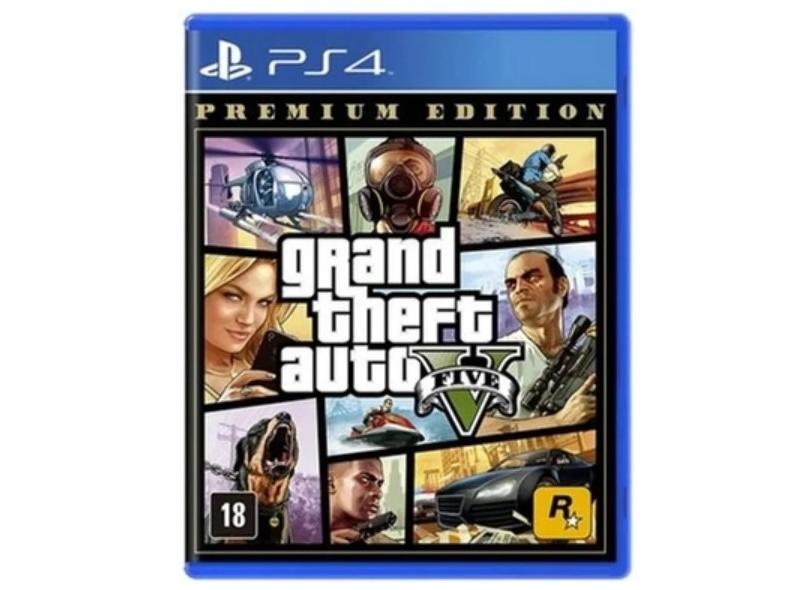 Jogo Grand Theft Auto V Premium Edition PS4 Rockstar