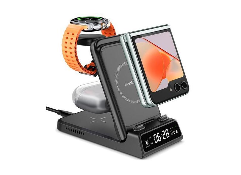 Estação de carregamento SwanScout 703F para Samsung Z Flip 6