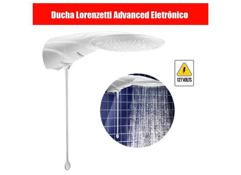 Ducha Lorenzetti Advanced Eletrônica Blindada 127v 3500w