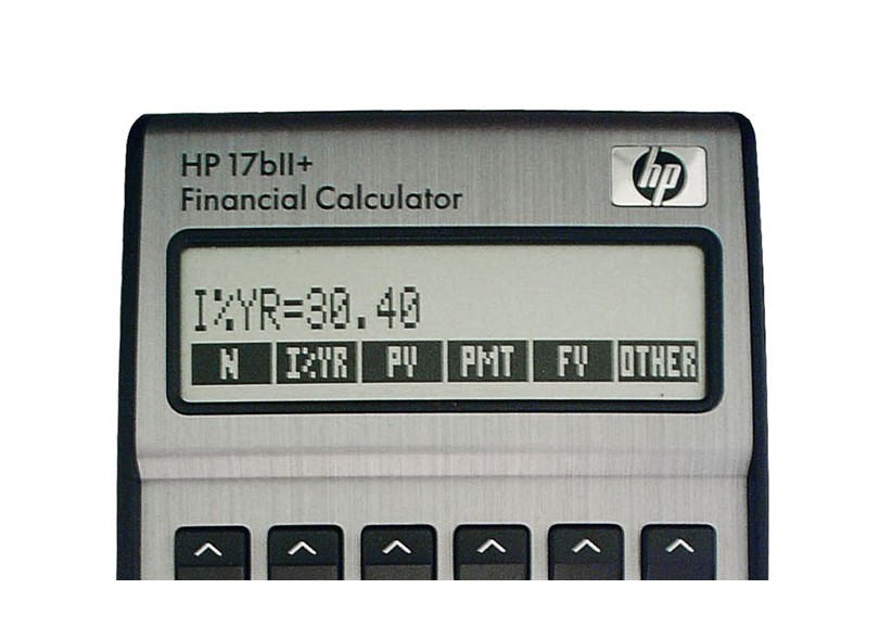 Calculadora Financeira HP 17 BII