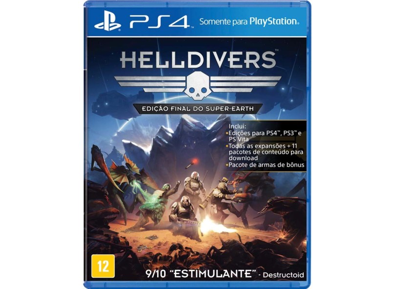 Jogo Helldivers PS4 Arrowhead Game Studios