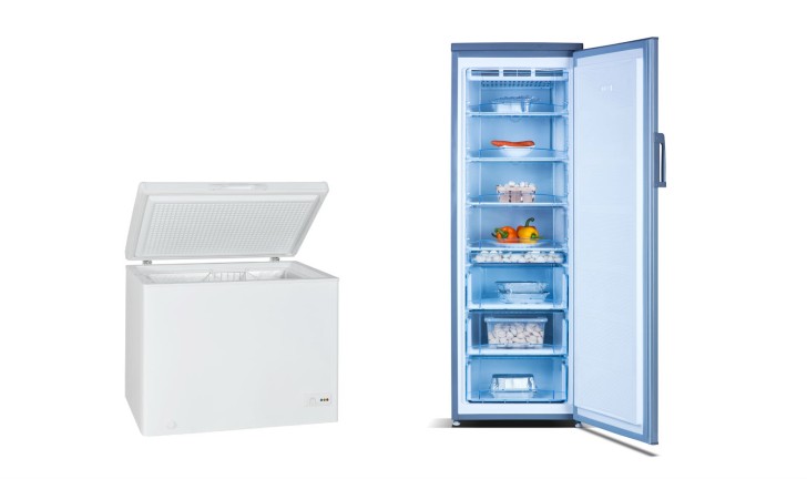 Freezer horizontal ou freezer vertical