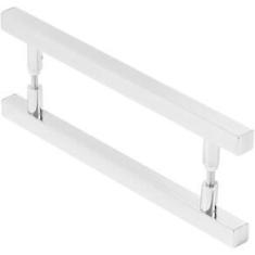 Imagem de Puxador Quadrado Para Porta Polido Ou Escovado - 40Cm