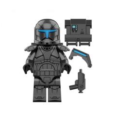 Imagem de Boneco Blocos De Montar Star Wars Clone Commando 2 Black