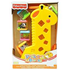 Imagem de Fisher Price Girafa Divertida Com Blocos B4253 Mattel