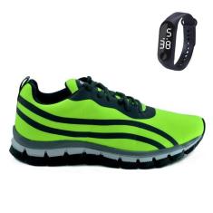 Imagem de Tênis Feminino Para Academia Caminhada Sola Reta Com Relógio 22-Feminino