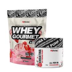 Imagem de Kit Whey Protein Gourmet Refil 907g + Creatina Extreme Pump Elite Series 150g - FN Forbis Nutrition-Unissex