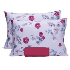 Imagem de Jogo De Lençol 3 Peças Portallar Confort Silk Violeta-verm Marte Casal