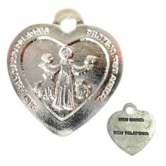 Imagem de Medalha Para Coleira De Pet Proteção Cor Prata - Amor Lindo