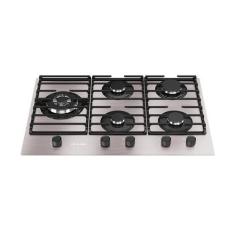 Imagem de Fogão Cooktop 5 Bocas Ultra Chama MCG5BL Grade Dupla Mesa de Alumínio 