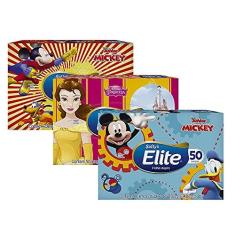 Imagem de Kit Lenço De Papel Elite Softys 3 Pacotes Disney Sortidos