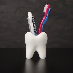 Imagem de Dente Porta Escova e Pasta de Dentes