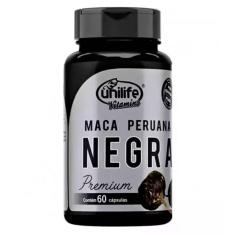 Imagem de Maca peruana Premium Negra - 60 cápsulas - sem sabor Unilife 