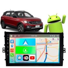 Imagem de Kit multimidia android 9" t-cross 18/22 black piano volkswag - E-Carpl