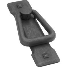 Imagem de Hickory Hardware PA0712-BMA puxador de anel antigo de missão, 3,2 cm, névoa preta antiga