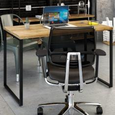 Imagem de Mesa Escrivaninha Kuadra Carvalho - Compace