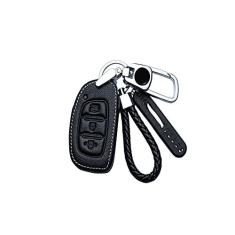 Imagem de Capa Smart Key Fob de couro, adequada para Hyundai Grand Santa Fe IX45 GENESIS EQUUS AZERA Creta I10 I20 Tucson Elantra Santa Fe Proteção completa da capa