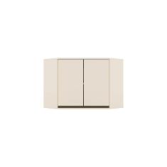 Imagem de Armário Aéreo De Cozinha Canto Oblíquo 2 Portas Connect Henn Off White