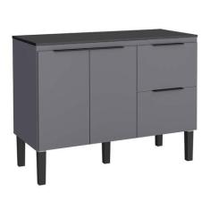 Imagem de Balcão Buffet Cozinha Sala De Jantar Com Tampo 120cm Cisne Cozimax Cin