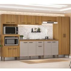 Imagem de Cozinha Compacta 6 Peças Berlim Ipê/Cristalo
