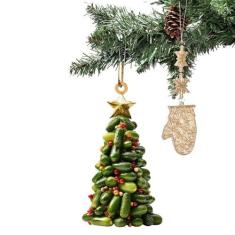 Imagem de Enfeite de árvore de livro de Natal,Enfeites de livro para árvore de Natal, Decoração pendente de estante de árvore de Natal em acrílico 2D, Decoração de casa, pingente de árvore de Natal, lembrancinh