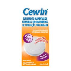 Imagem de Vitamina C Cewin 500mg com 30 comprimidos 30 Comprimidos de Liberação Prolongada