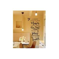 Imagem de Adesivo Decorativo de Parede Frase a Cozinha Amor Linda