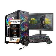 Imagem de Pc Gamer Completo Aires GT 740 Memória 8GB Hd 500GB Wi-fi