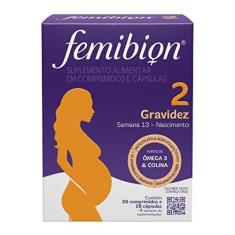 Imagem de Multivitamínico Femibion 2 para Gravidez 28 Comprimidos e 28 Cápsulas