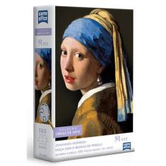 Imagem de Quebra-cabeça 500pç Nano Moça Brinco Pérola Johannes Vermeer - Toyster
