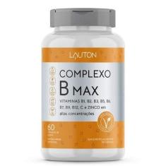 Imagem de Complexo B - Max C/ B1 B2 B3 B5 B6 B12 Biotina Vitamina C e Zinco Ác. Fólico Vegano Lauton Nutrition